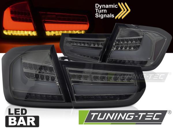 Voll LED Rückleuchten passend für BMW F30 Limo Bj. 11-15 Smoke dynamischer Blinker