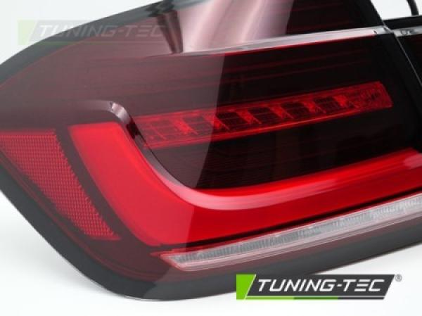 Voll LED Rückleuchten passend für BMW F30 Limo Bj. 11-19 Rot/Chrom dynamischer Blinker