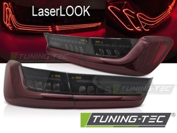 LaserLook VOLL LED Rückleuchten Set passend für BMW 3er G20 Lim. 19-22 kirschrot