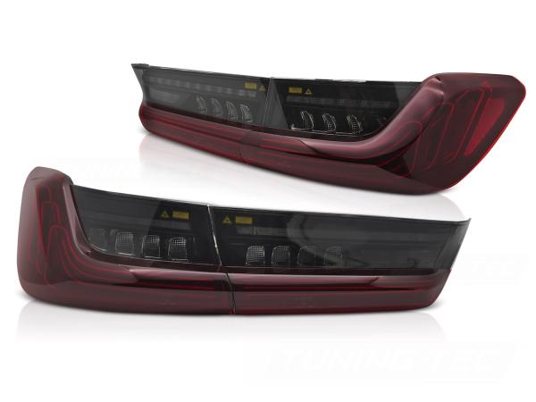 LaserLook VOLL LED Rückleuchten Set passend für BMW 3er G20 Lim. 19-22 kirschrot