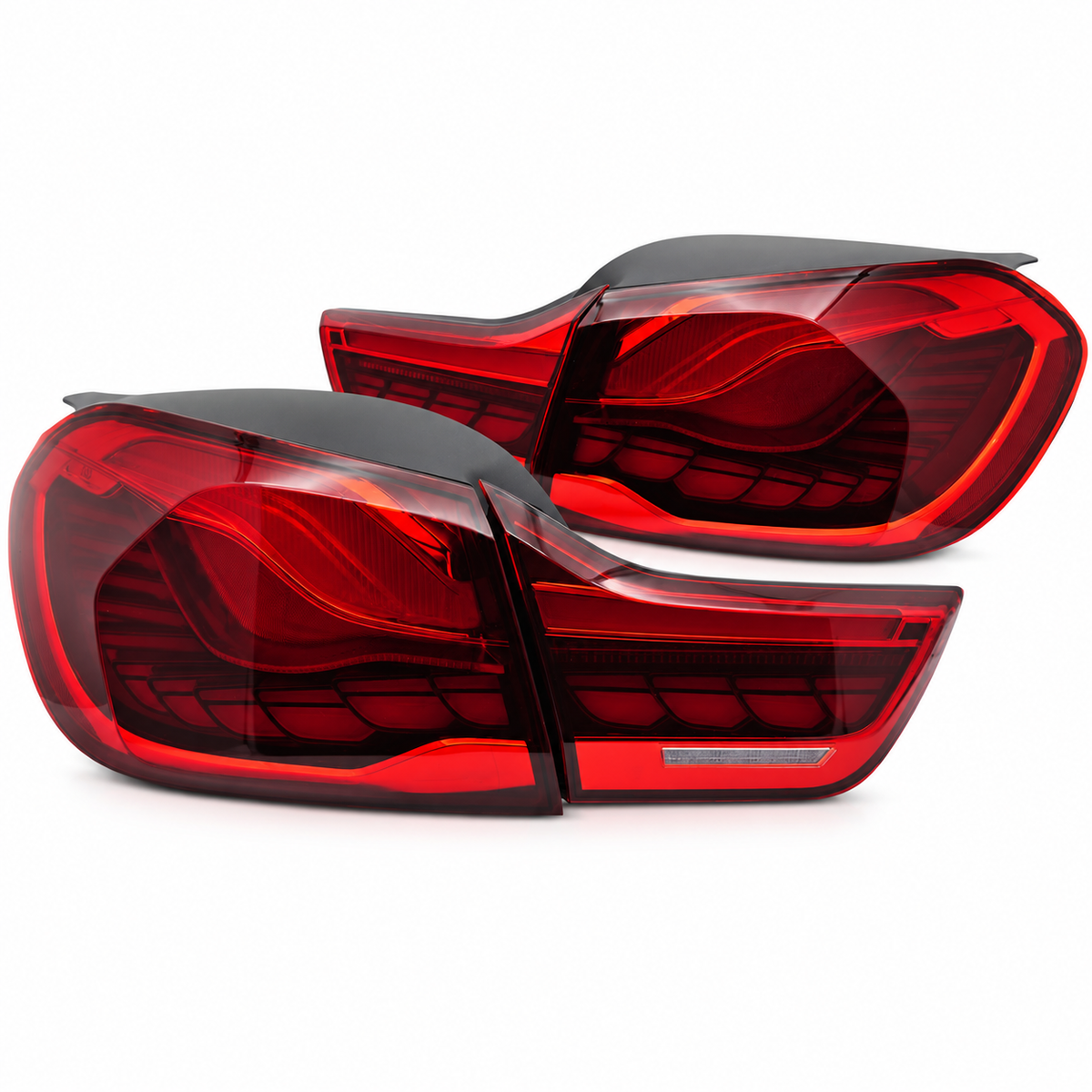LED Rückleuchten passend für BMW F32 F33 F36 F82 F83 2013–2021 Rot dynamisch