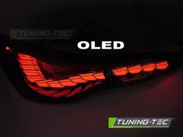 OLED VOLL LED Rückleuchten Set passend für BMW 4er G22/G23 Coupe/Cabrio 20+ kirschrot mit dyn. Blinker