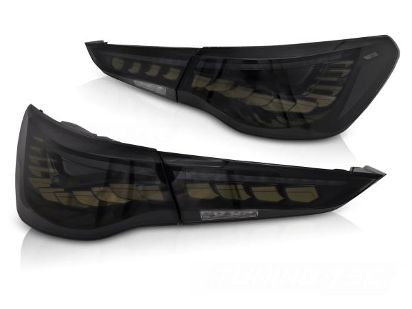 OLED VOLL LED Rückleuchten Set passend für BMW 4er G22/G23 Coupe/Cabrio 20+ schwarz/rauch mit dyn. Blinker