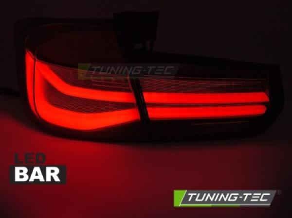 LED Lightbar Rückleuchten Set passend für BMW 3er F31 Touring 11-18 schwarz/rauch mit dynamische Blinker