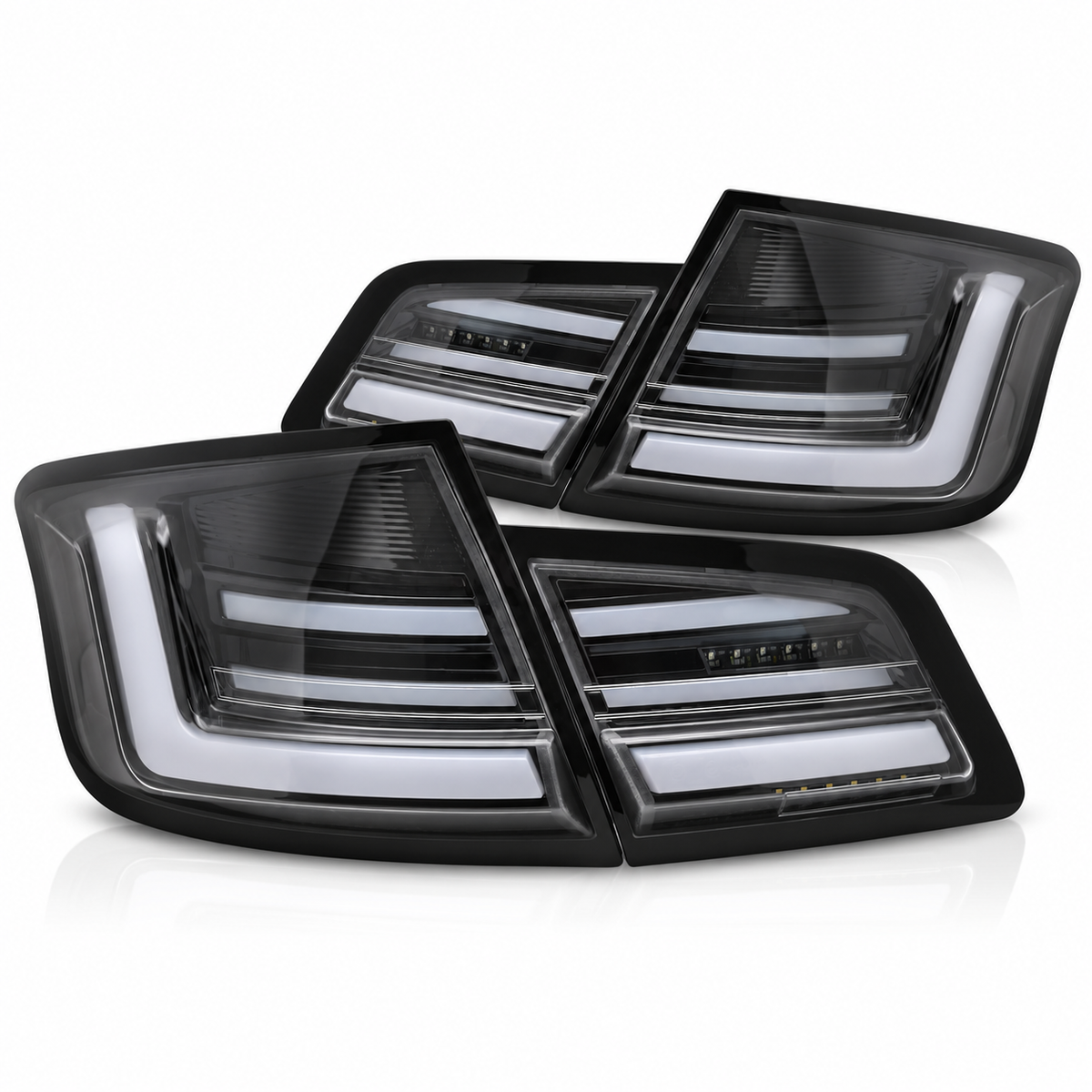 LED Rückleuchten passend für BMW F10 2010–2013 Schwarz dynamisch