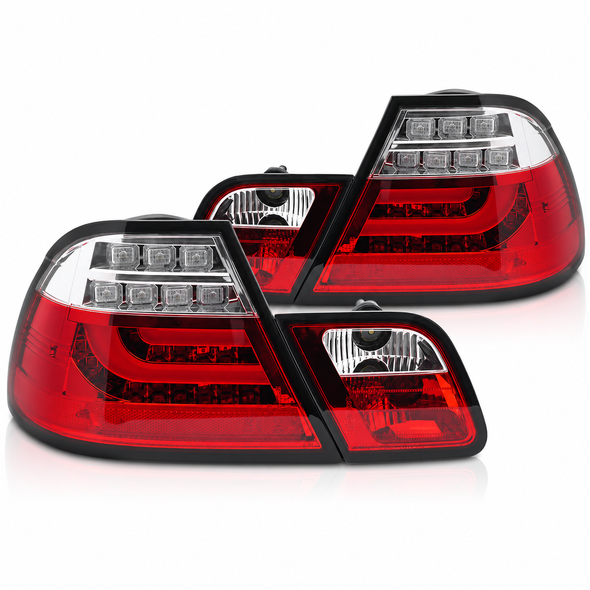 LED Rückleuchten passend für BMW E46 2003–2006 Coupé Rot