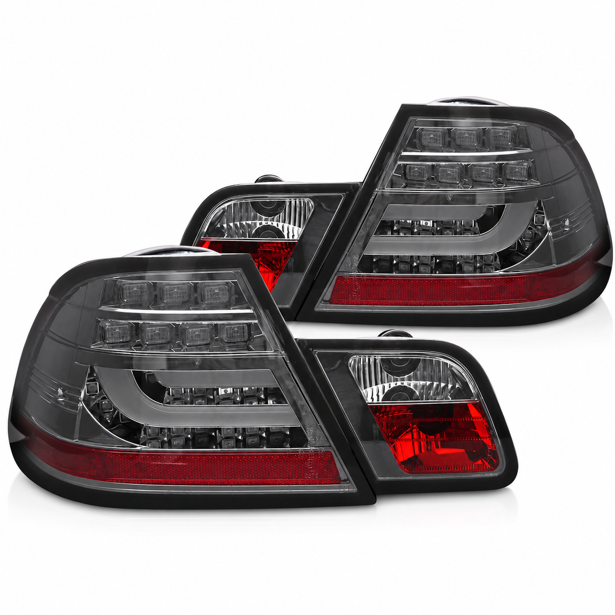 LED Rückleuchten passend für BMW E46 2003–2006 Coupé Smoke