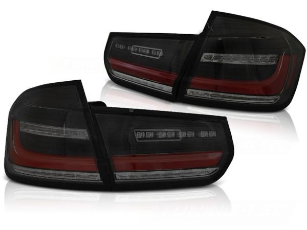 Voll LED Rückleuchten passend für BMW F30 Limo 11-19 Schwarz Smoke dynamischer Blinker