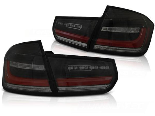 Voll LED Rückleuchten passend für BMW F30 Limo 11-19 Schwarz Smoke dynamischer Blinker