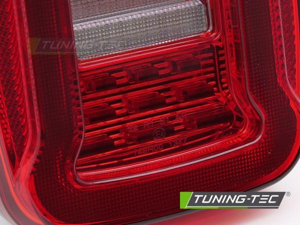 VOLL LED Upgrade Design Rückleuchten Set passend für Chrysler Jeep Wrangler YJ 91-96 / TJ 96-06 rot/weiß dynamisch