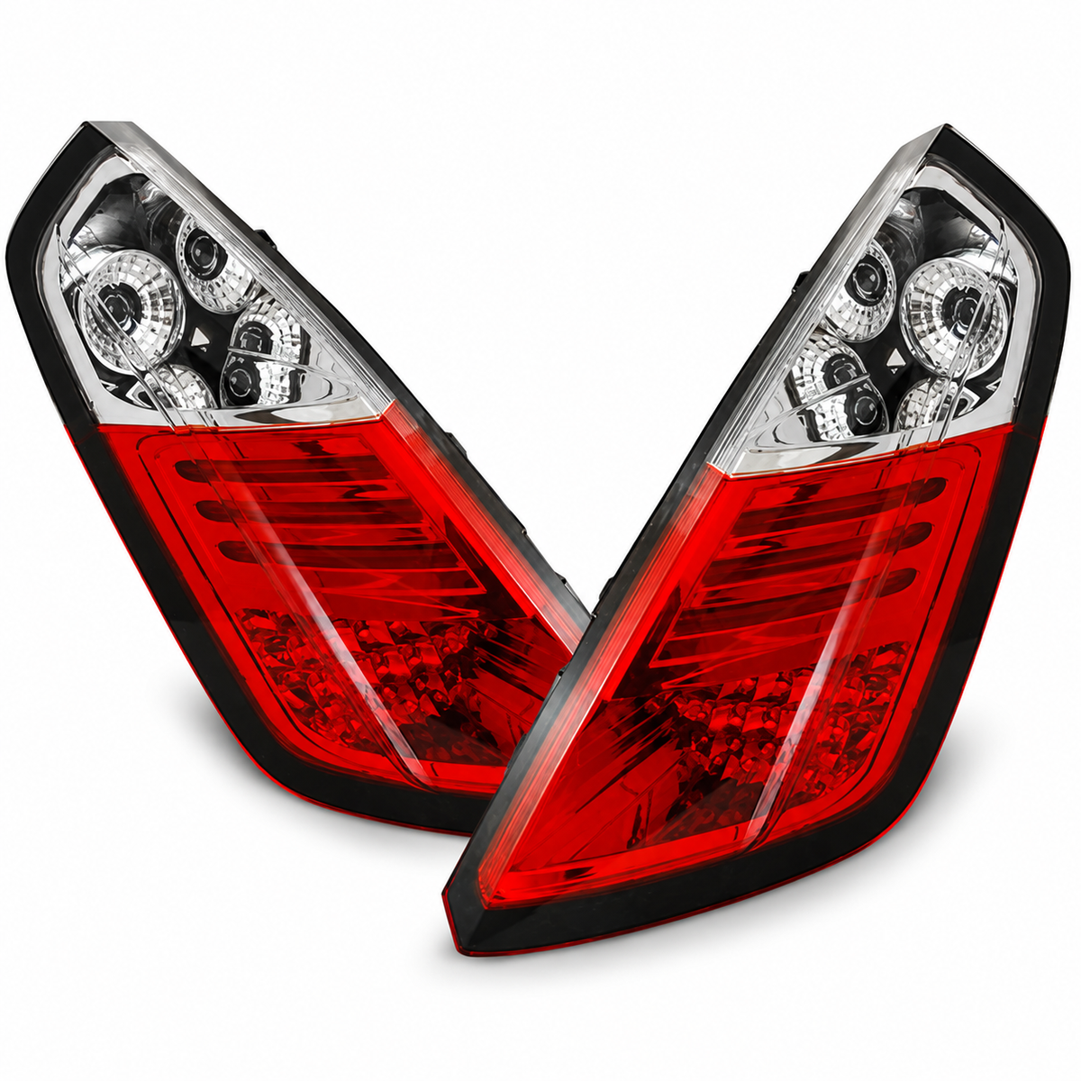 LED Rückleuchten passend für Fiat GRANDE PUNTO 09.05-09 Rot/Weiß