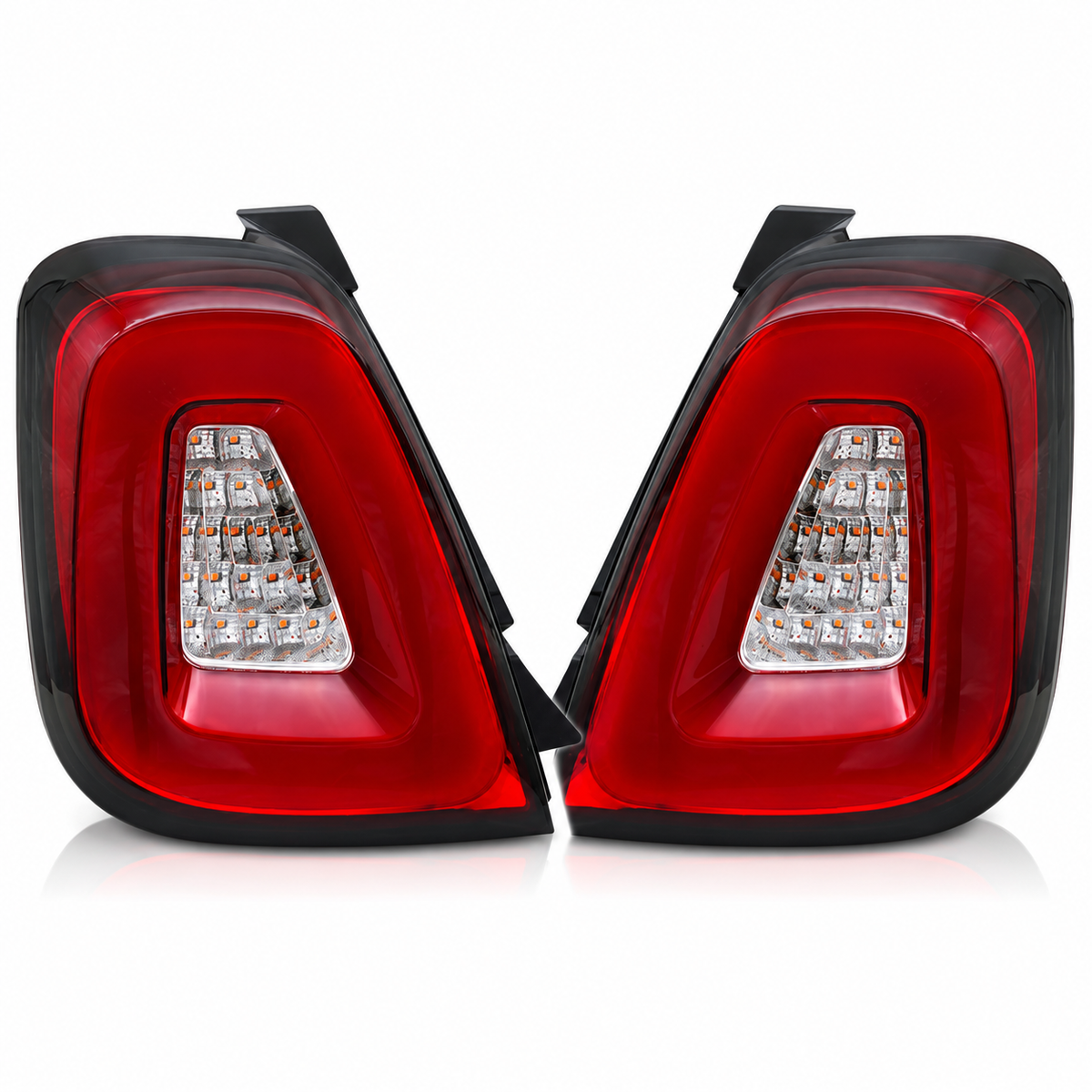 LED Rückleuchten passend für Fiat 500 2015–2020 Rot
