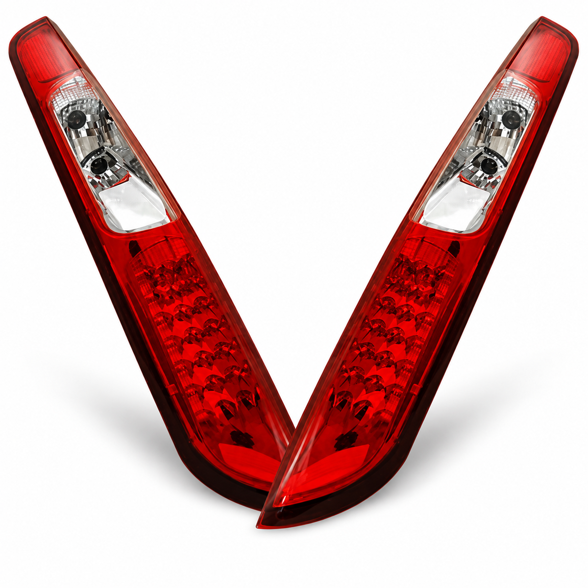LED Rückleuchten passend für Ford Focus MK2 09.04-08 Schrägheck Rot/Weiß