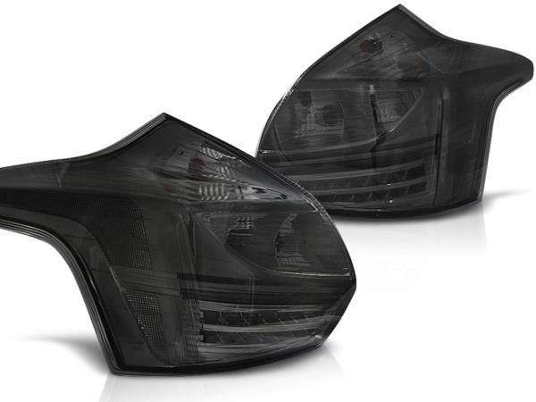 LED Lightbar Rückleuchten passend für Ford Focus MK3 Bj. 11-14 Smoke