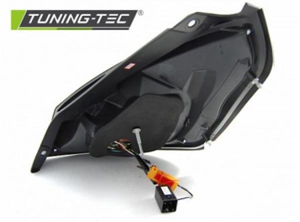LED Lightbar Rückleuchten passend für Ford Fiesta MK7 Bj. 08-12 Rot/Chrom