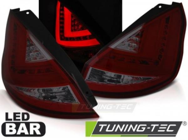 LED Rückleuchten passend für Ford Fiesta MK7 Bj. 08-12 Rot/Smoke