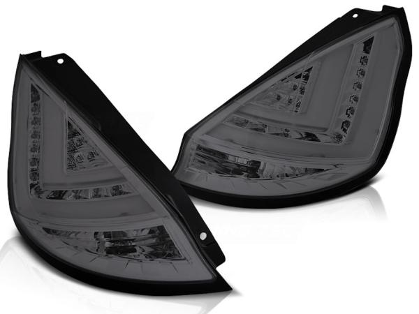 LED Lightbar Rückleuchten passend für Ford Fiesta MK7 Bj. 08-12 Smoke