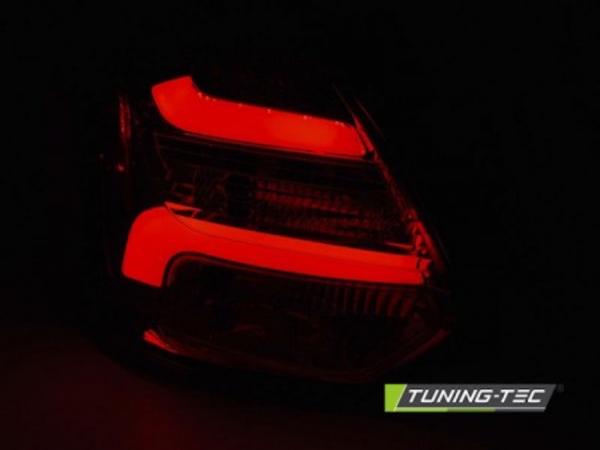 2x LED Lightbar Rückleuchten passend für Ford Focus MK3 Bj. 11-14 Rot/Smoke