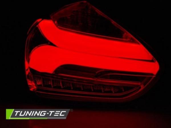 LED Lightbar Rückleuchten passend für Ford Focus MK3 15-18 Schwarz dynamischer Blinker