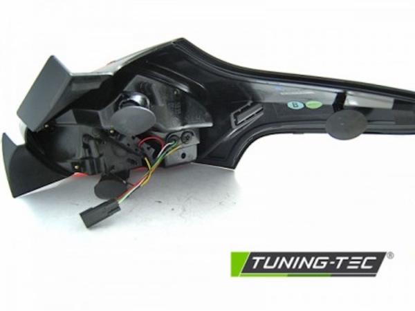 LED Lightbar Rückleuchten passend für Ford Focus MK3 15- Black Smoke dynamischer Blinker