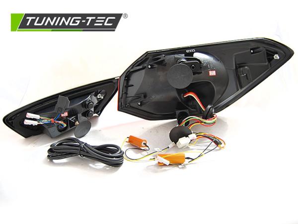 LED Lightbar Rückleuchten passend für Ford Focus MK4 Bj. 18-21 Smoke dynamischer Blinker