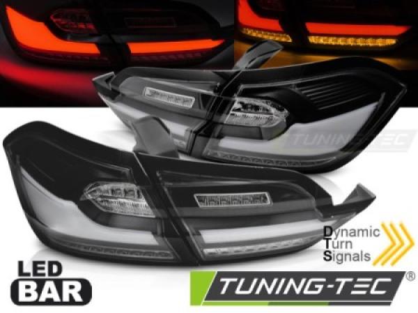 Voll LED Lightbar Rückleuchten passend für Ford Fiesta MK8 Bj. 17-21 Schwarz