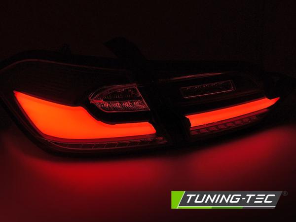 Voll LED Lightbar Rückleuchten passend für Ford Fiesta MK8 Bj. 17-21 Smoke