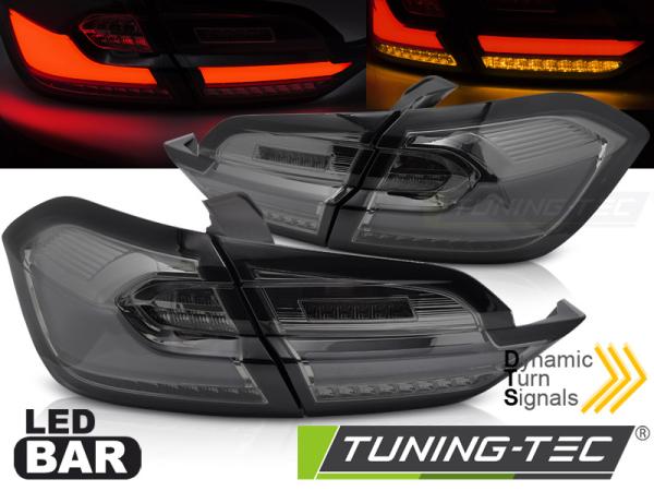 Voll LED Lightbar Rückleuchten passend für Ford Fiesta MK8 Bj. 17-21 Smoke