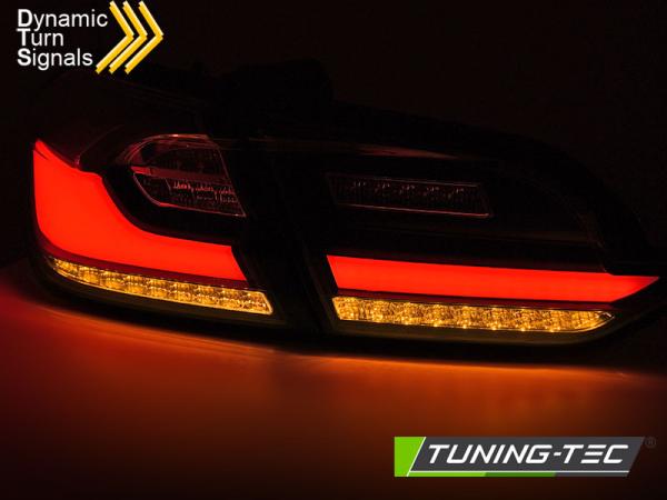 Voll LED Lightbar Rückleuchten passend für Ford Fiesta MK8 Bj. 17-21 Smoke