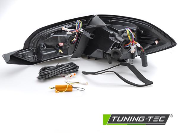 Voll LED Lightbar Rückleuchten passend für Ford Fiesta MK8 Bj. 17-21 Smoke