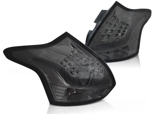 LED Lightbar Rückleuchten passend für Ford Focus MK3 Bj. 11-14 Smoke