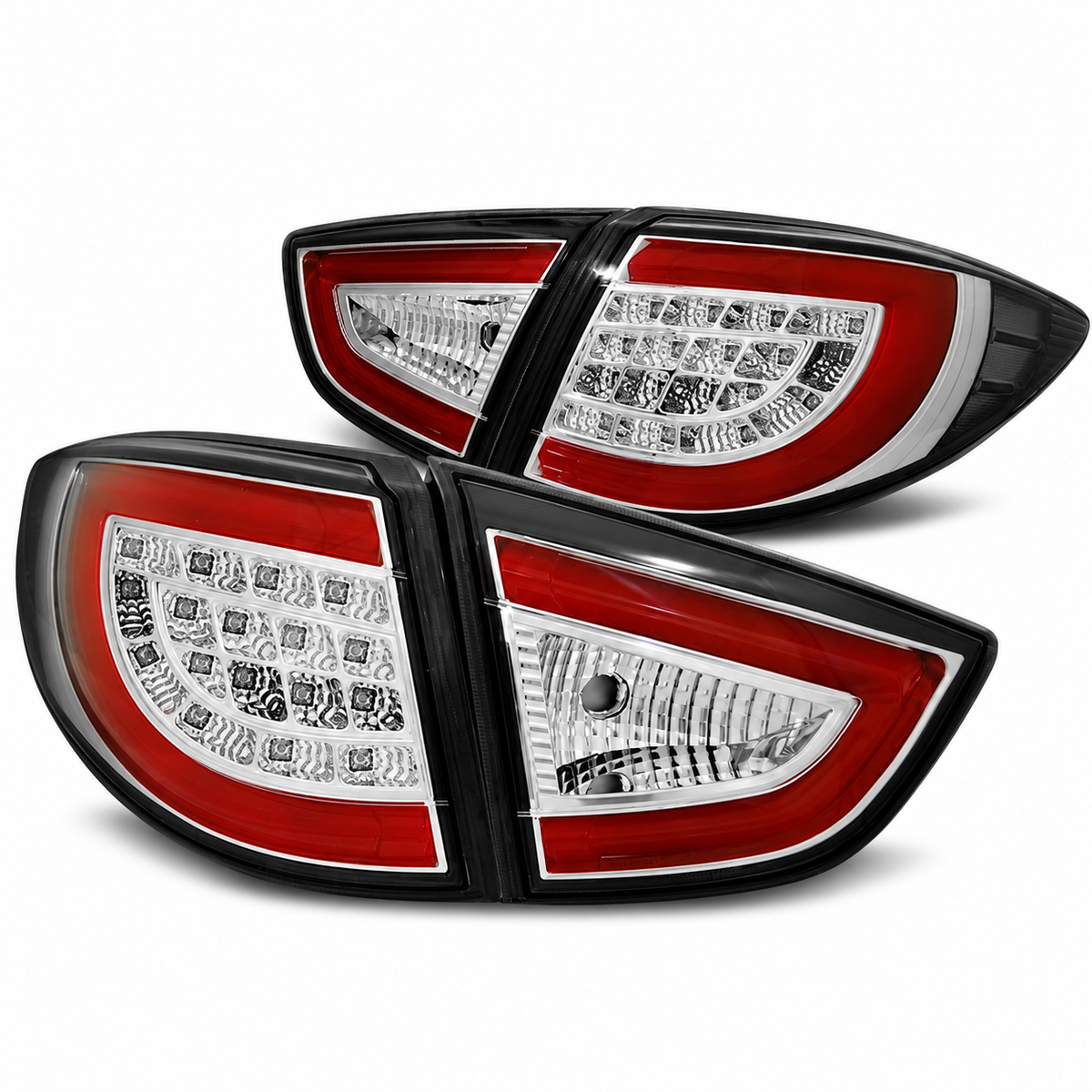 LED Rückleuchten passend für Hyundai IX35 09-09.13 Chrom