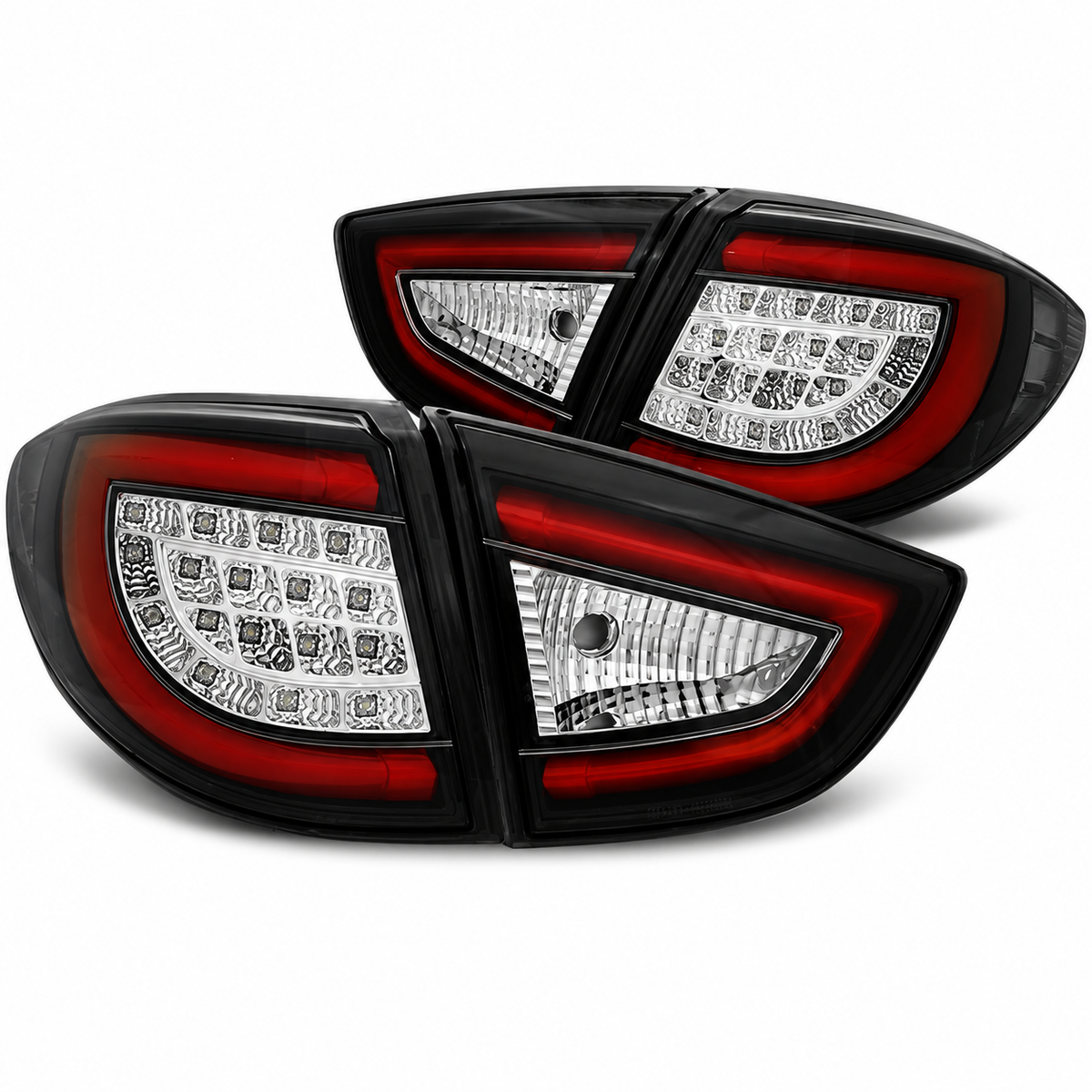LED Rückleuchten passend für Hyundai IX35 09-09.13 Schwarz