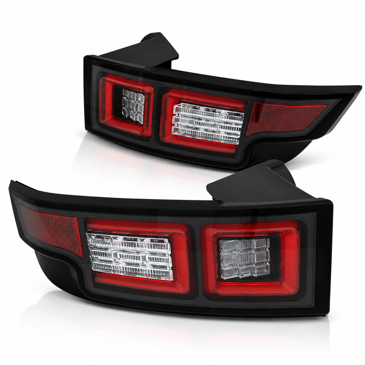 LED Rückleuchten passend für Land Rover RANGE ROVER EVOQUE 2011–2018 Schwarz