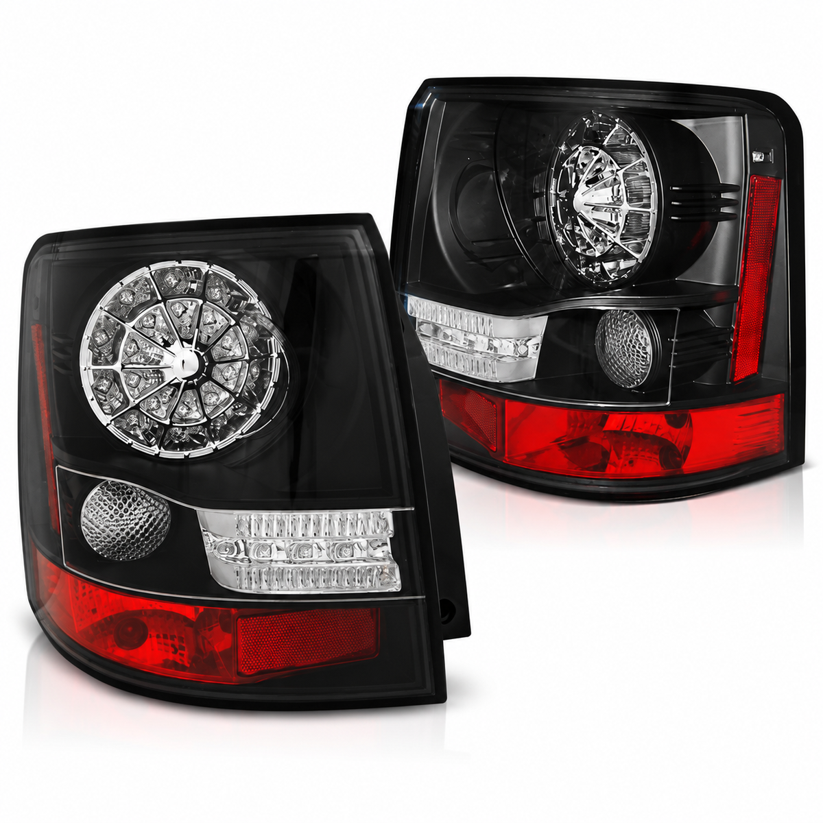 LED Rückleuchten passend für Land Rover RANGE ROVER SPORT 2005–2009 Schwarz