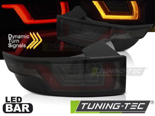 LED Lightbar Rückleuchten für Land Rover passend für Range Rover Evoque Bj. 11-18 Smoke