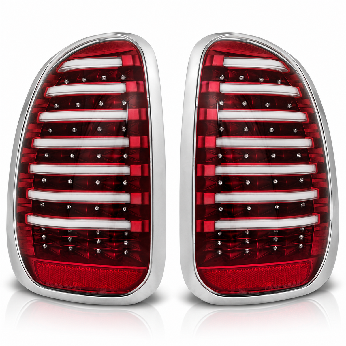 LED Rückleuchten passend für Mini R60 Countryman 2010–2014 Rot/Weiß