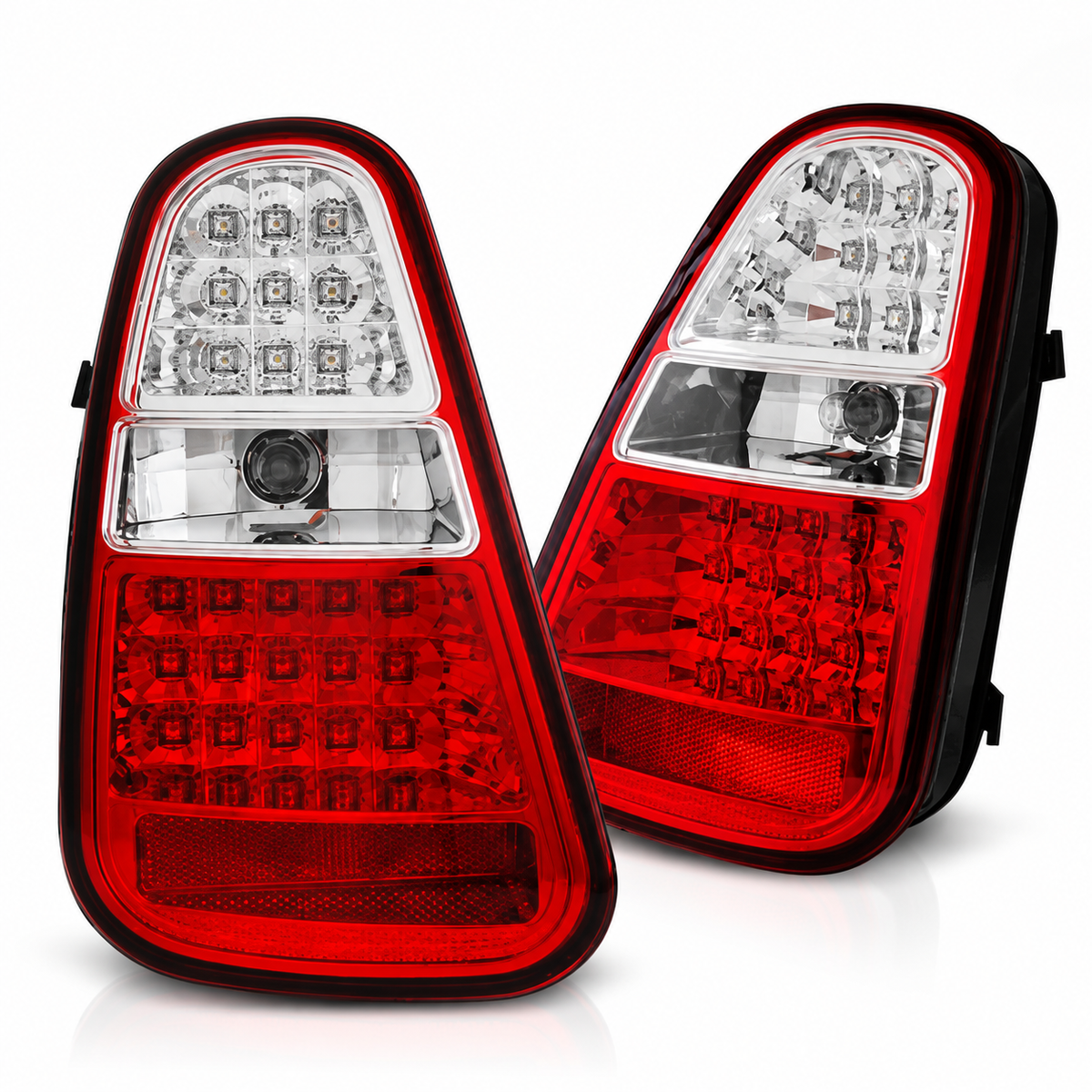 LED Rückleuchten passend für Mini Cooper R50 /R52 /R53 2004–2006 Rot/Weiß