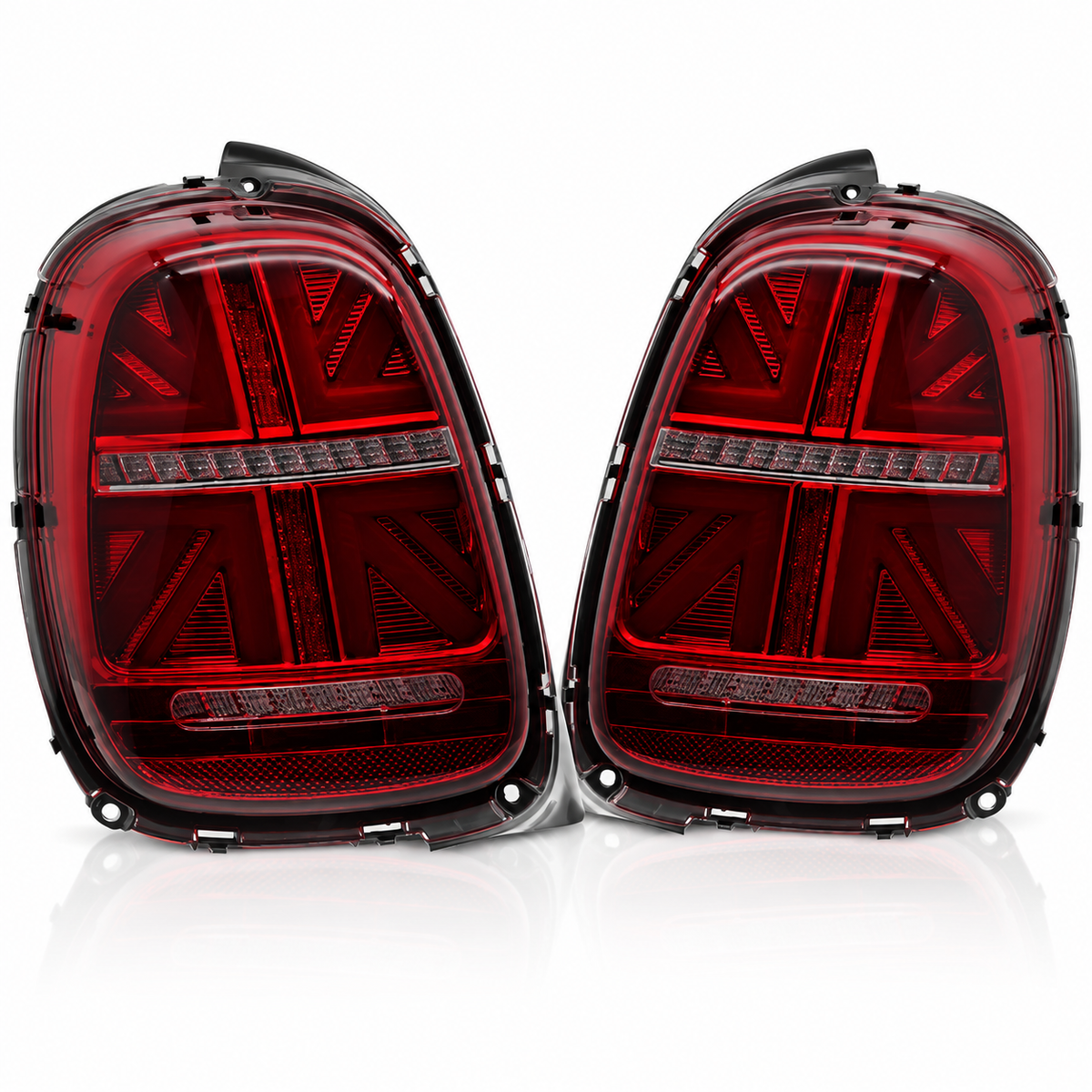 LED Rückleuchten passend für Mini Cooper F55 F56 F57 2014–2017 6-PIN Rot/Smoke dynamisch