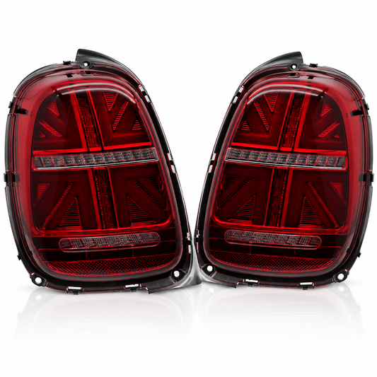 LED Rückleuchten passend für Mini Cooper F55 F56 F57 2014–2017 6-PIN Rot/Smoke dynamisch