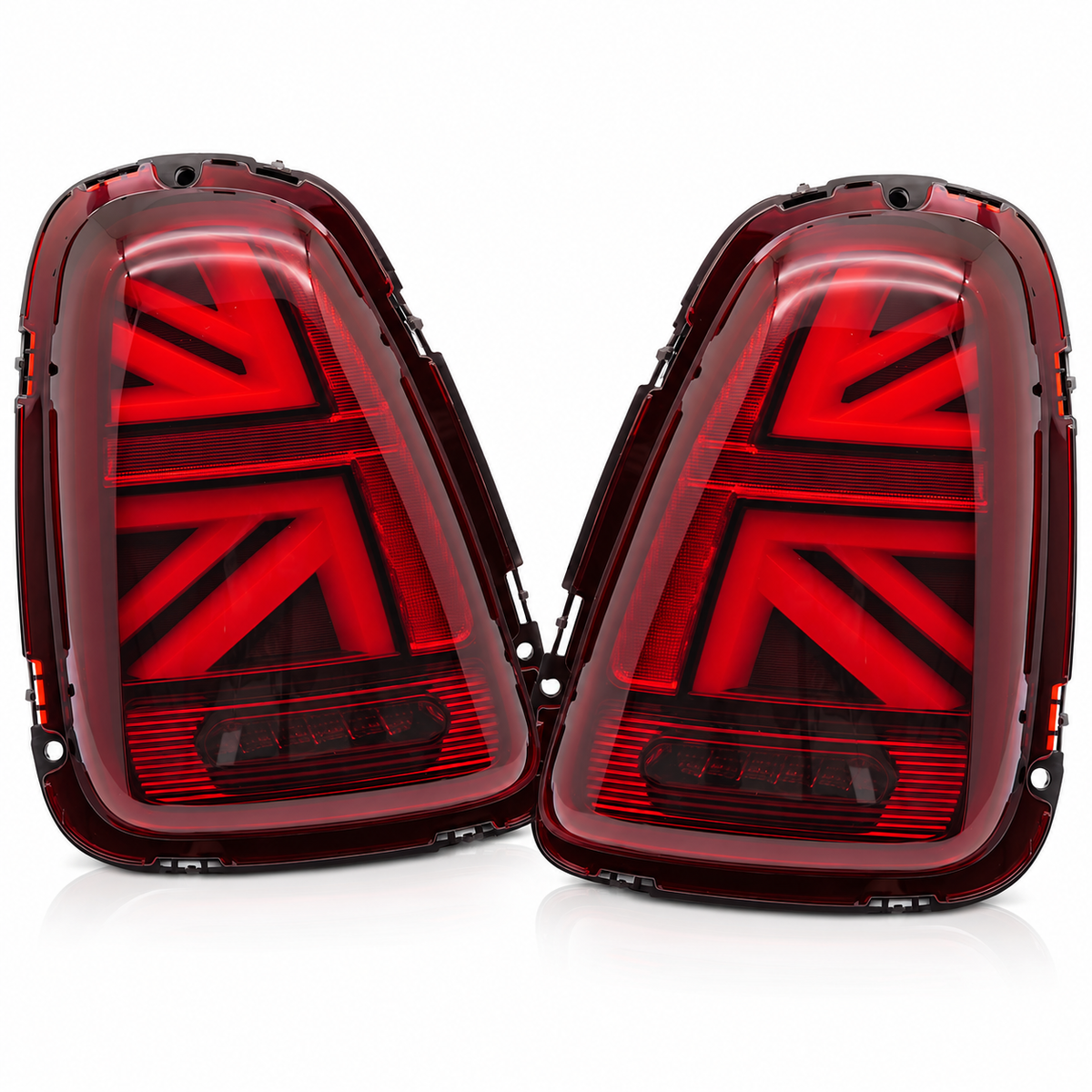 LED Rückleuchten passend für Mini Cooper R56 R57 R58 R59 2010–2014 Rot dynamisch