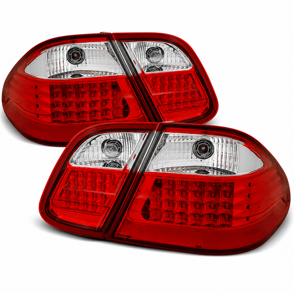 LED Rückleuchten passend für Mercedes-Benz W208 CLK 03/1997–04/2002 Rot/Weiß