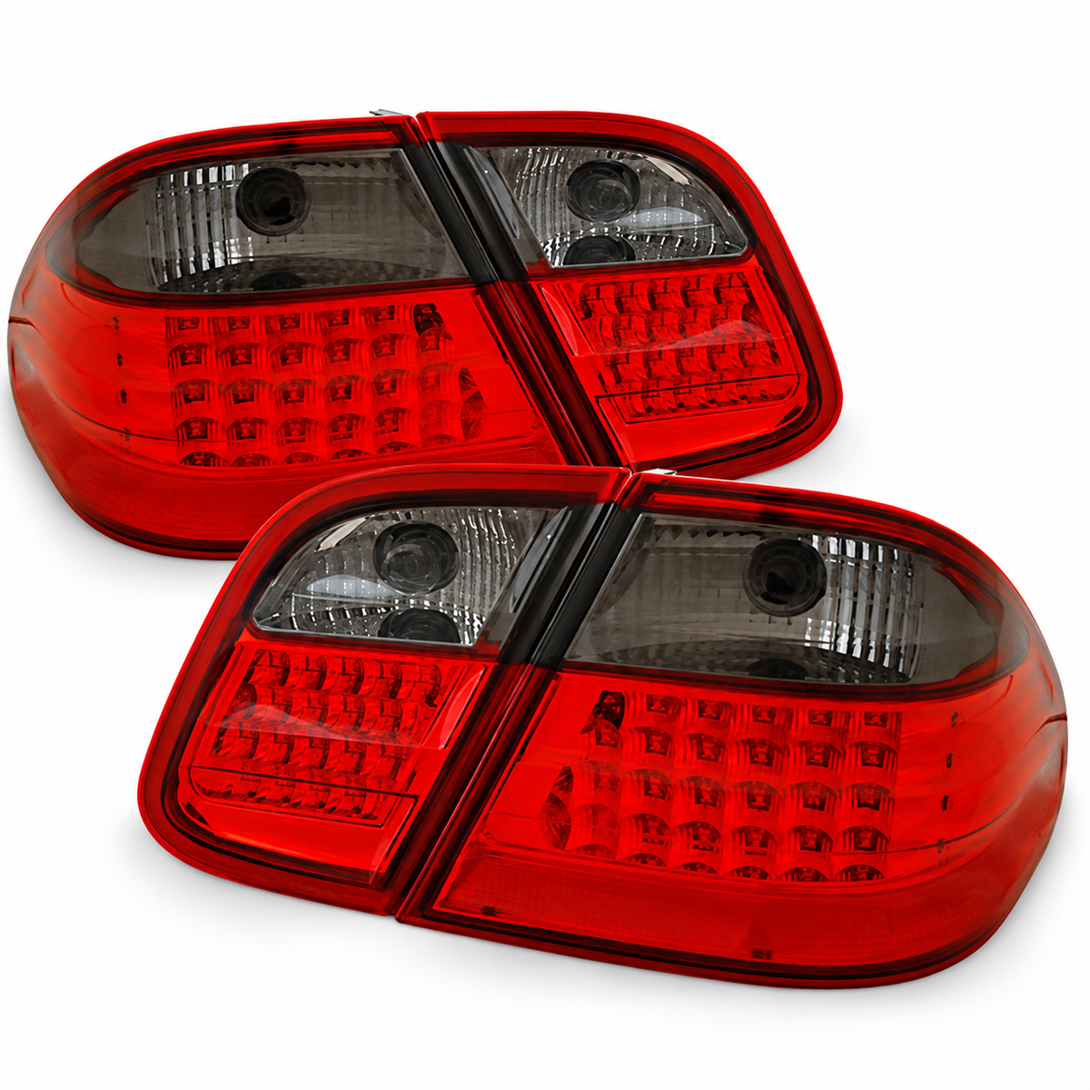 LED Rückleuchten passend für Mercedes-Benz W208 CLK 03/1997–04/2002 Rot/Smoke
