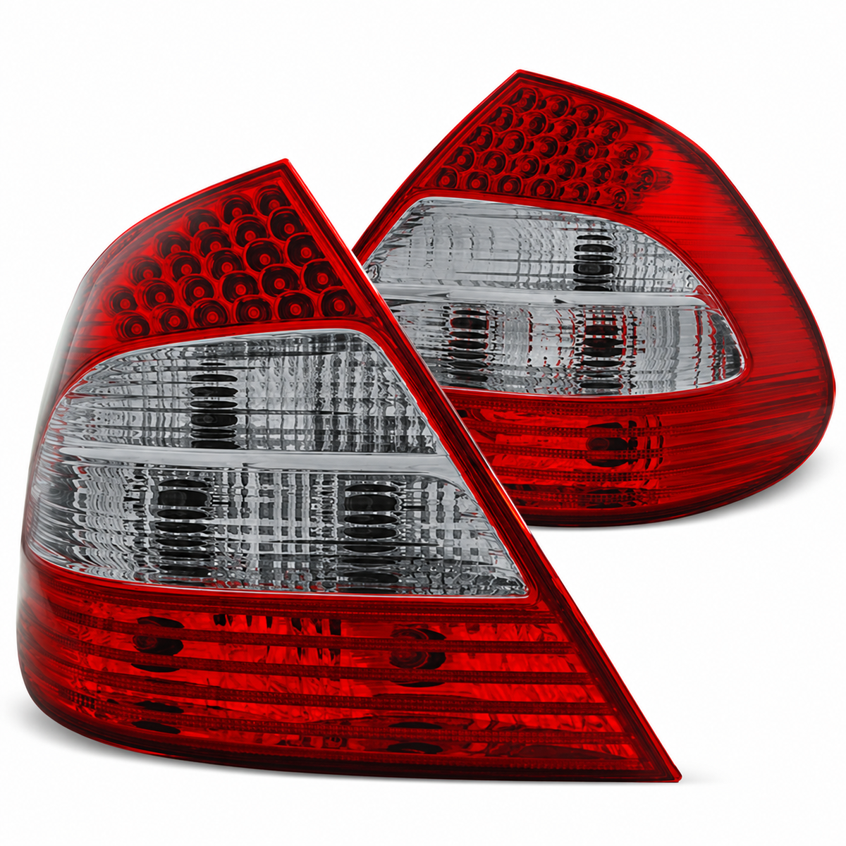 LED Rückleuchten passend für Mercedes-Benz W211 E-KLASA 03/2002–04/2006 Rot/Smoke
