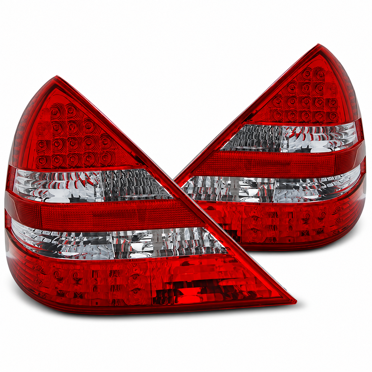 LED Rückleuchten passend für Mercedes-Benz R170 SLK 04.96-04 Rot/Weiß