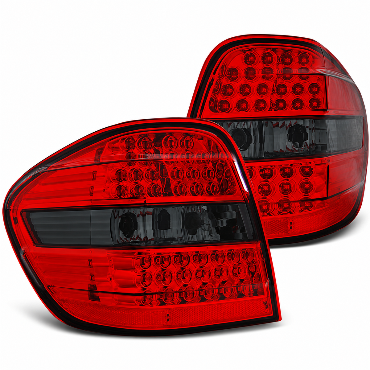 LED Rückleuchten passend für Mercedes-Benz M-KLASA W164 2005–2008 Rot/Smoke