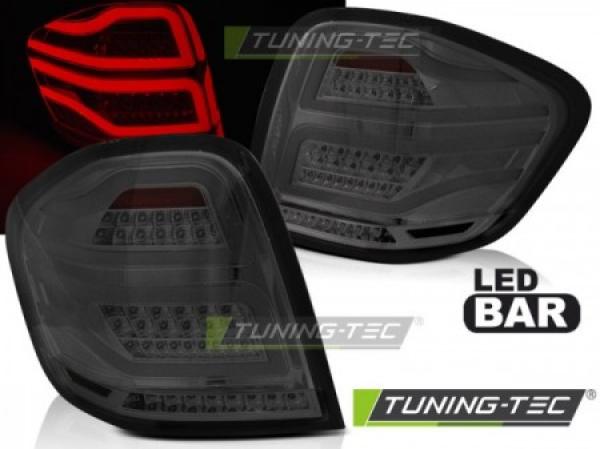 LED Lightbar Rückleuchten passend für Mercedes M-Klasse ML W164 Bj. 05-08 Smoke
