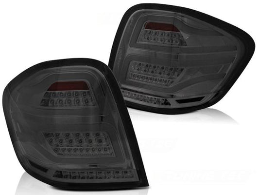 LED Lightbar Rückleuchten passend für Mercedes M-Klasse ML W164 Bj. 05-08 Smoke