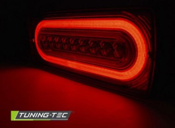 LED Lightbar Rückleuchten passend für Mercedes G-Klasse W463 90-12 Rot/Chrom