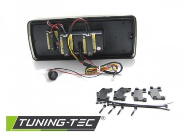 LED Lightbar Rückleuchten passend für Mercedes G-Klasse W463 90-12 Rot/Chrom